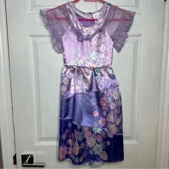 Encanto Isabella Dress Floral Pink & Purple Size 4-6X - Picture 1 of 15